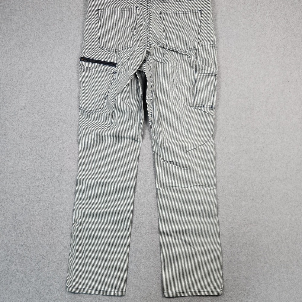 Dovetail Workwear Freshly Overalls 8/32 Indigo Stripe Stretch Denim Double Knee - Picture 4 of 15